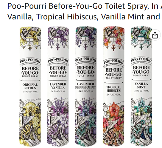 Poo-Pourri Before-You-Go Toilet Spray Scents