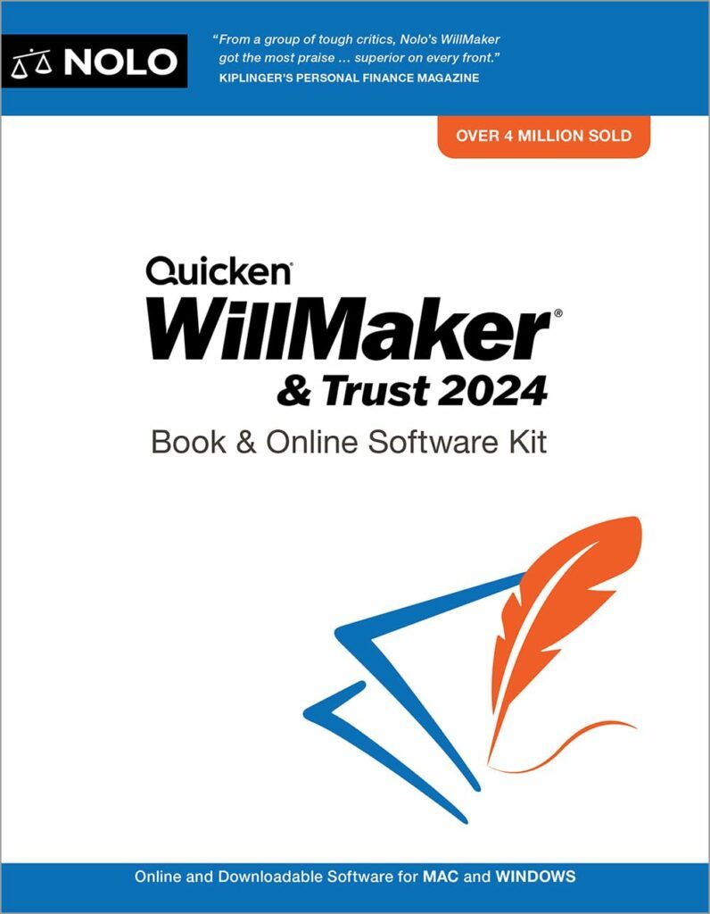 Quicken Willmaker & Trust 2024 Book & Online Software Kit